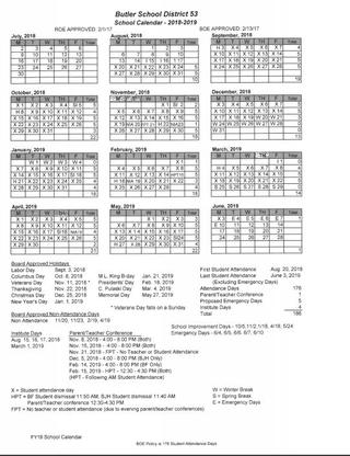 butler academic calendar 2021 Butler Junior High Calendar About butler academic calendar 2021
